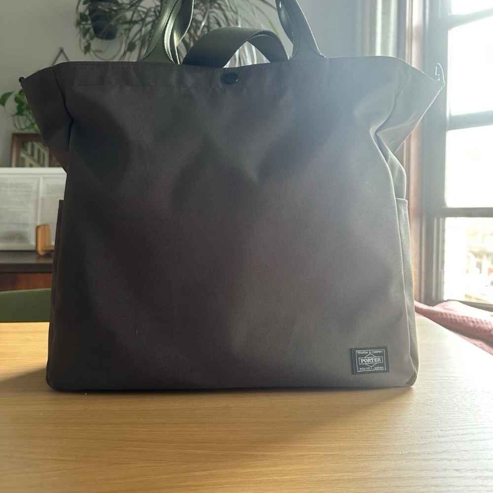 Monocle x Porter zip tote